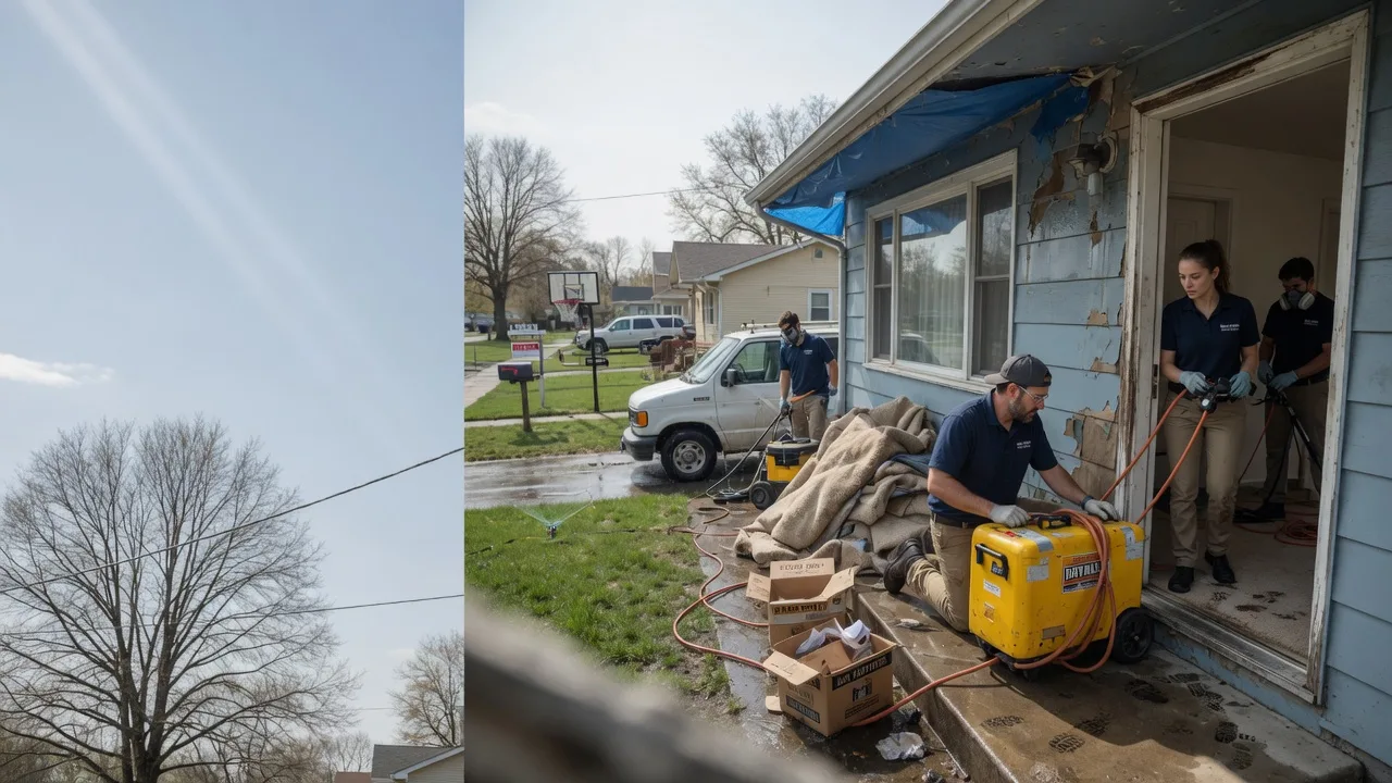 Basement Flood Cleanup in Menomonie, WI near me